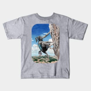 Rock Climbing Fantasy Monster Kids T-Shirt